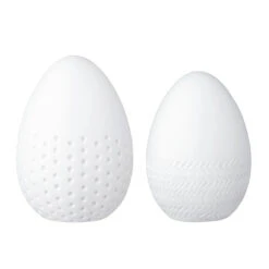 4er Set Frühlingsboten Porzellaneier Relief 5-9cm -Räder Wohnen Angebote Store 12068 porzellan eier raeder design 2