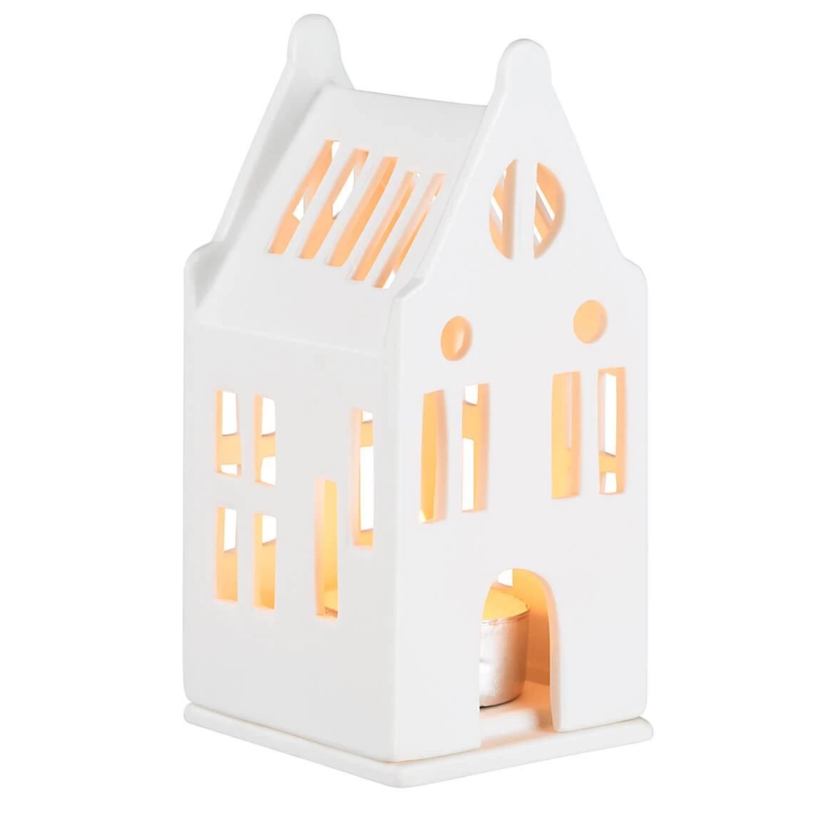 Mini Lichthaus Zeit Herrenhaus 12.5cm 1 Mini Lichthaus Zeit Herrenhaus 12.5cm