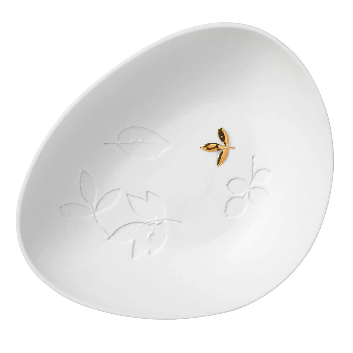 Porzellangeschichten “Goldenes Blatt” Porzellanschale 11x9cm 1 Porzellangeschichten “Goldenes Blatt” Porzellanschale 11x9cm