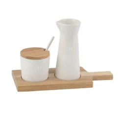 Set Kleine Freunde “Herz” Breakfast Akazie