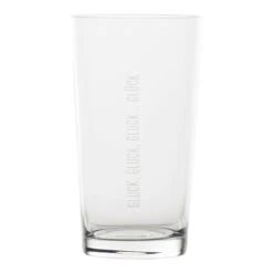 Wasserglas „Gluck, Gluck“
