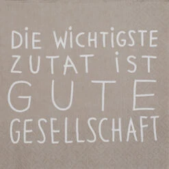 Servietten „Die Wichtigste Zutat“