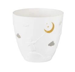 Poesielicht Engel Gold Porzellan 9cm