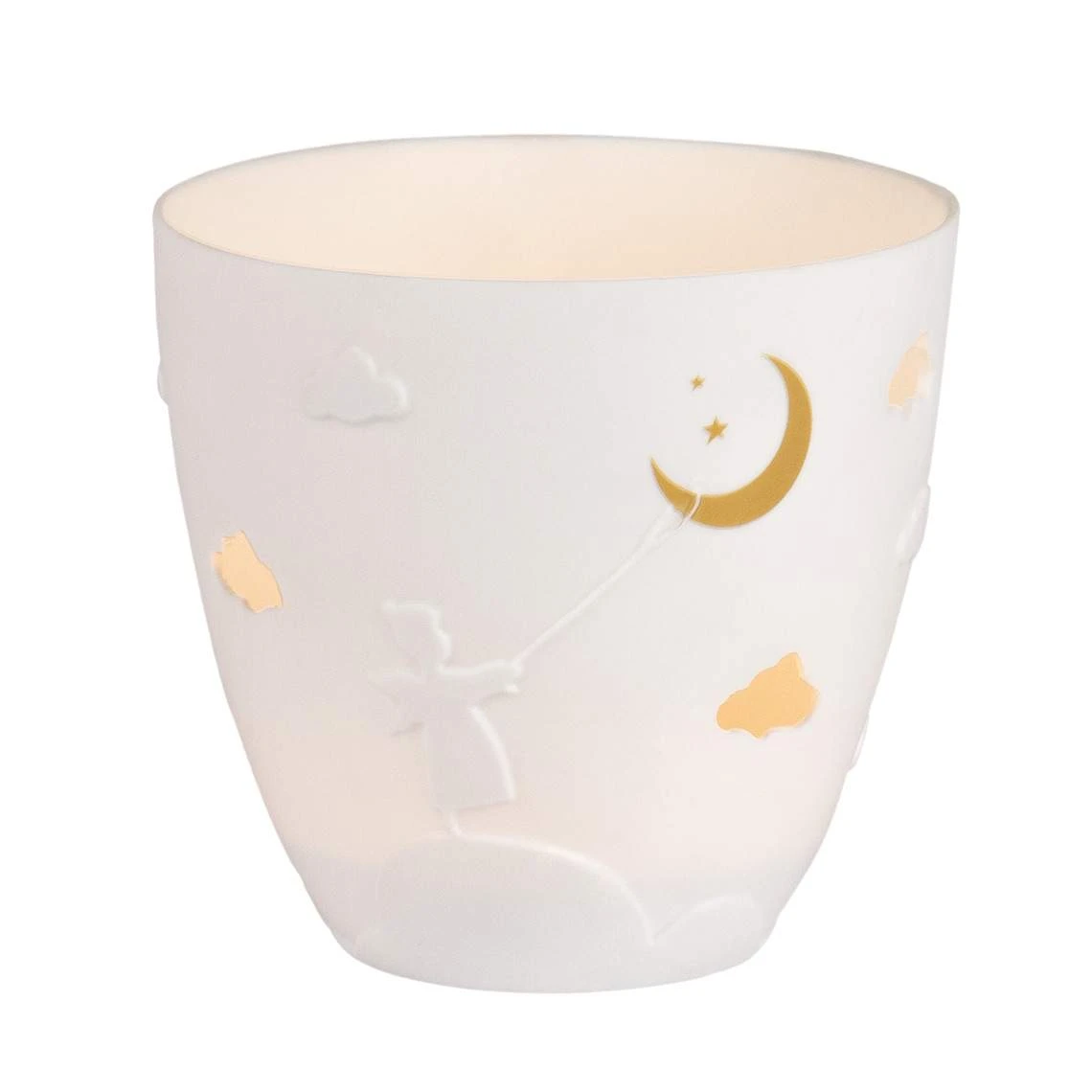 Poesielicht Engel Gold Porzellan 9cm 2 Poesielicht Engel Gold Porzellan 9cm – Bild 2