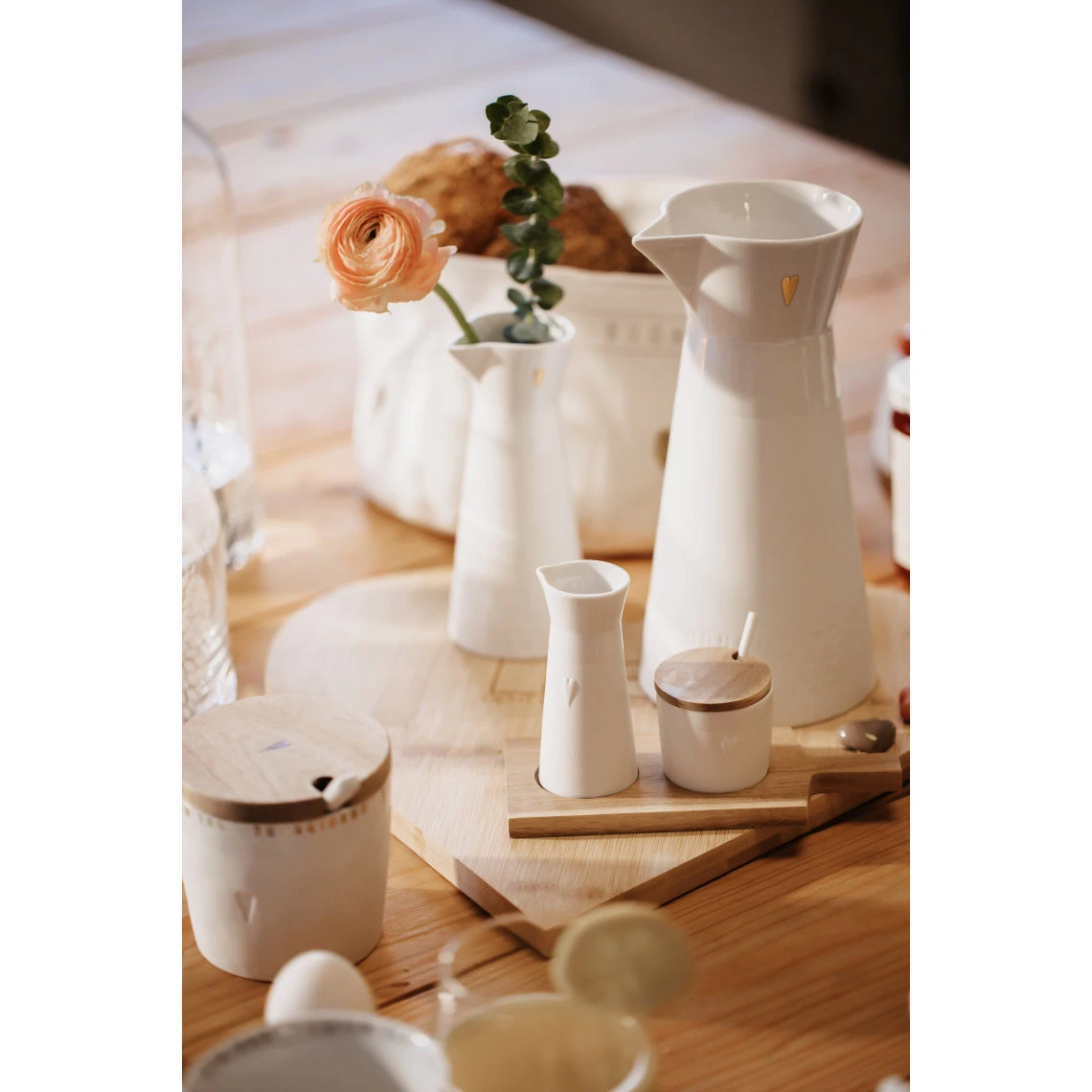 Set Kleine Freunde “Herz” Breakfast Akazie – Bild 4