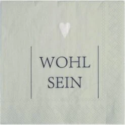 Cocktail-Servietten „Wohl Sein“