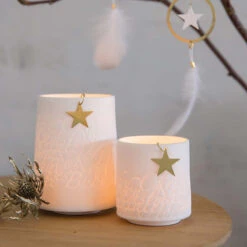 Räder Wohnen Angebote Store 6 Porzellanlicht „Merry Christmas“