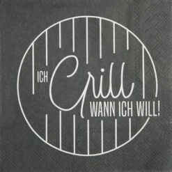 Servietten „Ich Grill Wann Ich Will“
