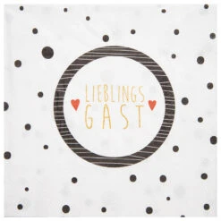 Papier-Servietten „Lieblingsgast“