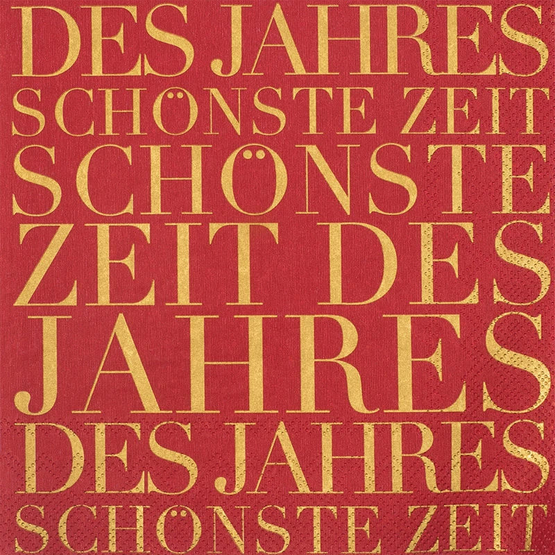 Servietten „Schönste Zeit Des Jahres“ 1 Servietten „Schönste Zeit Des Jahres“