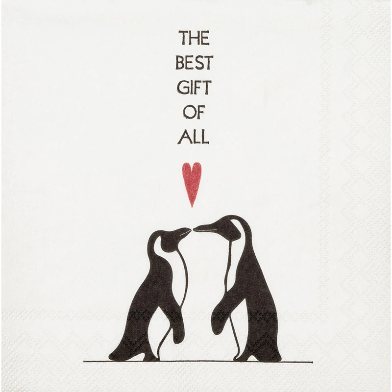 Cocktail-Servietten „The Best Gift Of All“ 1 Cocktail-Servietten „The Best Gift Of All“