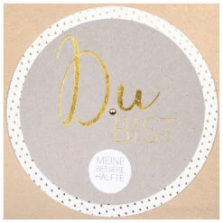 Wunschradkarte „Du Bist Meine Bessere Hälfte“