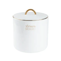 Wintergenuss Dose Sternenbäckerei Porzellan, Keksdose