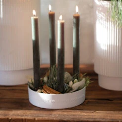 Porzellankranz Stabkerzen 18.5cm Weiß -Räder Wohnen Angebote Store img 9387