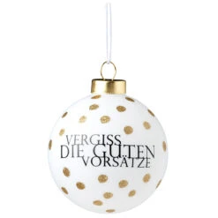 Lustige Kugel „Vergiss Die Guten Vorsätze“