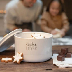 Wintergenuss Dose Cookie Lover Porzellan, Keksdose -Räder Wohnen Angebote Store mg 7819