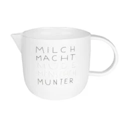 Milchkännchen „Milch Macht Müde Menschen Munter“ -Räder Wohnen Angebote Store milchkaennchen