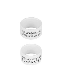 RAEDER, Serviettenring 2er Set Schönsten