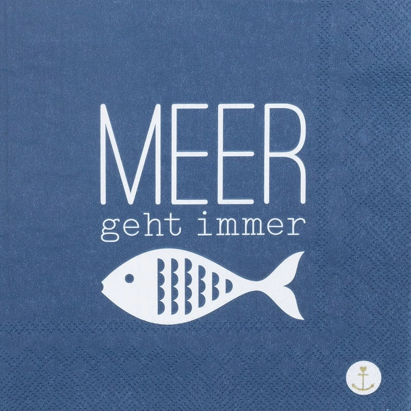 Servietten „Meer Geht Immer“ 2 Servietten „Meer Geht Immer“ – Bild 2