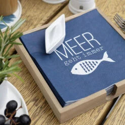 Räder Wohnen Angebote Store 10 Servietten „Meer Geht Immer“