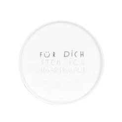 Kleiner Teller „Für Dich Stehe Ich Sogar Früh Auf“