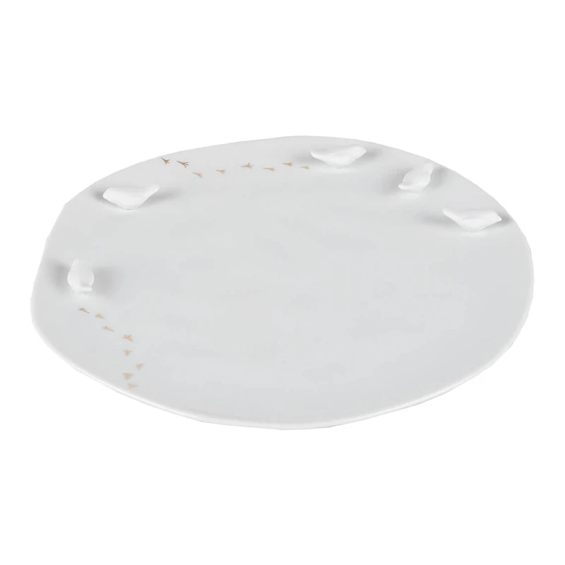 Dekorativer Teller „Vogelschwarm“ 1 Dekorativer Teller „Vogelschwarm“